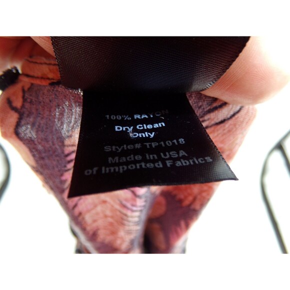 NWOT Agnes & Dora Sway top Feather Print Ruffle Tunic Small blue and pink - Picture 6 of 8